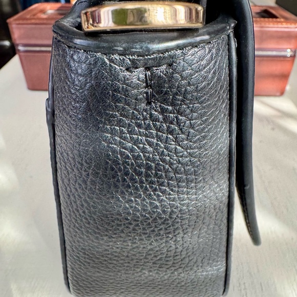 Tory Burch Black Leather Crossbody with Tassel - Picture 4 of 9